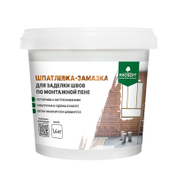 Шпатлевка-замазка Просепт по монтажной пене 1,4 кг (до -15°С) Шпатлевка-замазка Просепт по монтажной пене 1,4 кг (до -15°С)