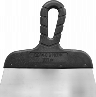 Шпатель с черной ручкой нержавеющая сталь 300 мм Шпатель с черной ручкой нержавеющая сталь 300 мм