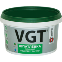 Шпатлевка по дереву VGT дуб светло-серый 1кг Шпатлевка по дереву VGT дуб светло-серый 1кг