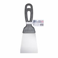 Шпатель гладкий «Эксперт» из нержавеющей стали 80мм Шпатель гладкий «Эксперт» из нержавеющей стали 80мм