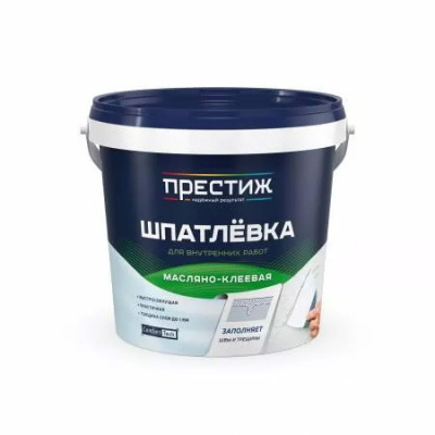 Шпатлевка масляно-клеевая ПРЕСТИЖ 1,5кг Шпатлевка масляно-клеевая ПРЕСТИЖ 1,5кг
